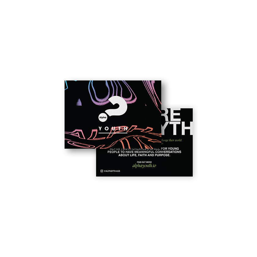 Alpha Youth Generic Invitation Cards