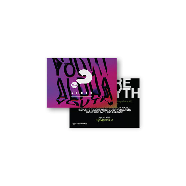 Alpha Youth Generic Invitation Cards – Alpha Store