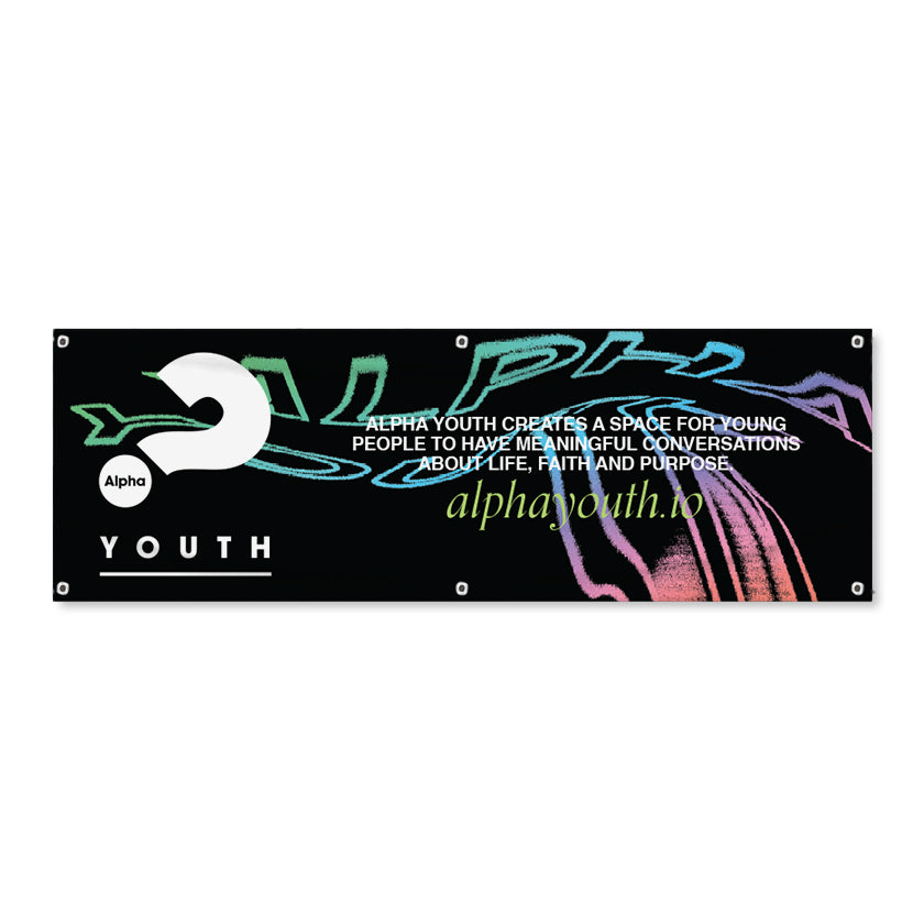 Alpha Youth Generic Vinyl Banner