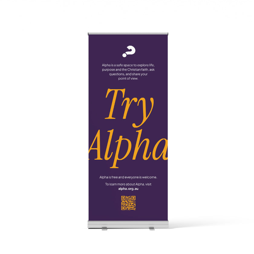 Try Alpha - Pull Up Banner