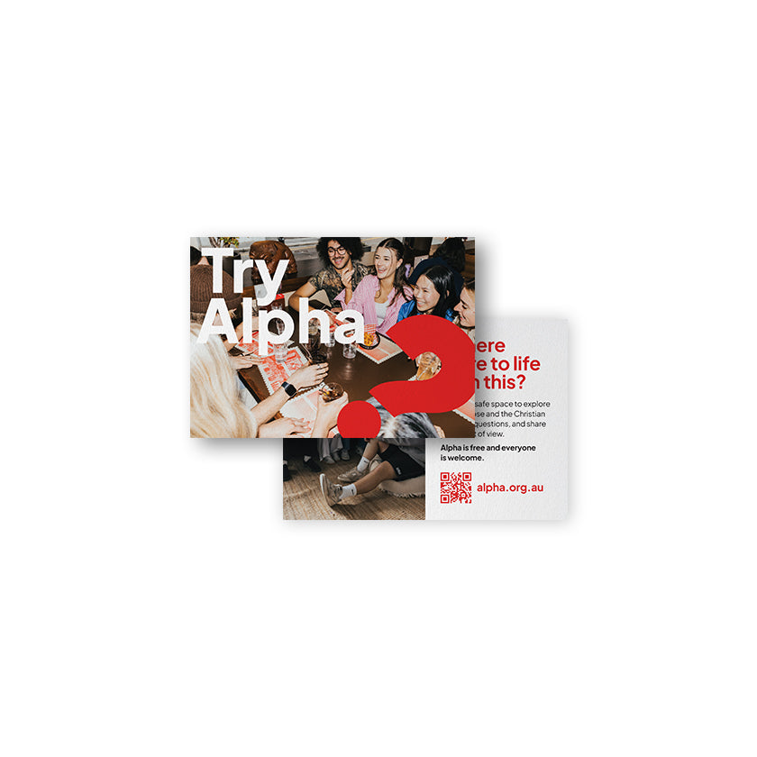 Alpha Australia Generic Invite Cards