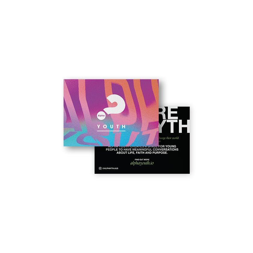 Alpha Youth Generic Invitation Cards