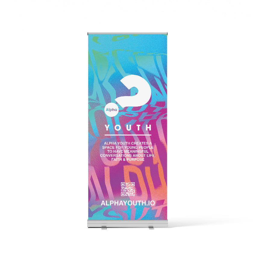 Alpha Youth Generic Pull Up Banner