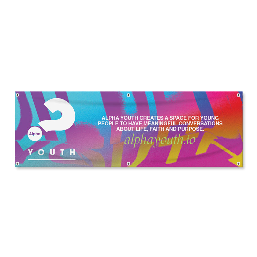 Alpha Youth Generic Vinyl Banner