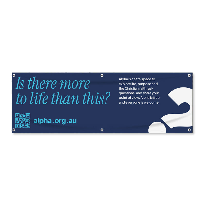 Alpha Australia Vinyl Banner