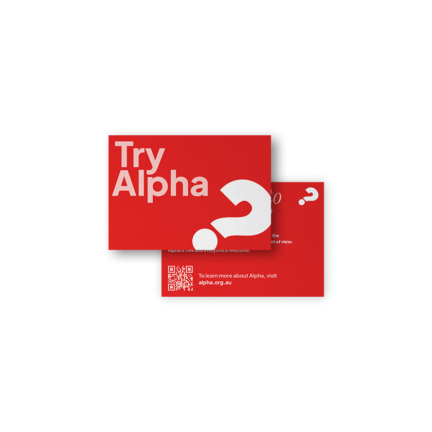 Alpha Australia Generic Invite Cards