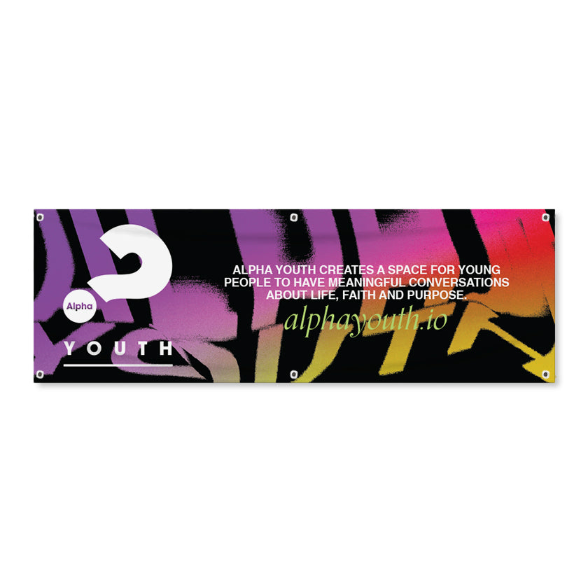 Alpha Youth Generic Vinyl Banner