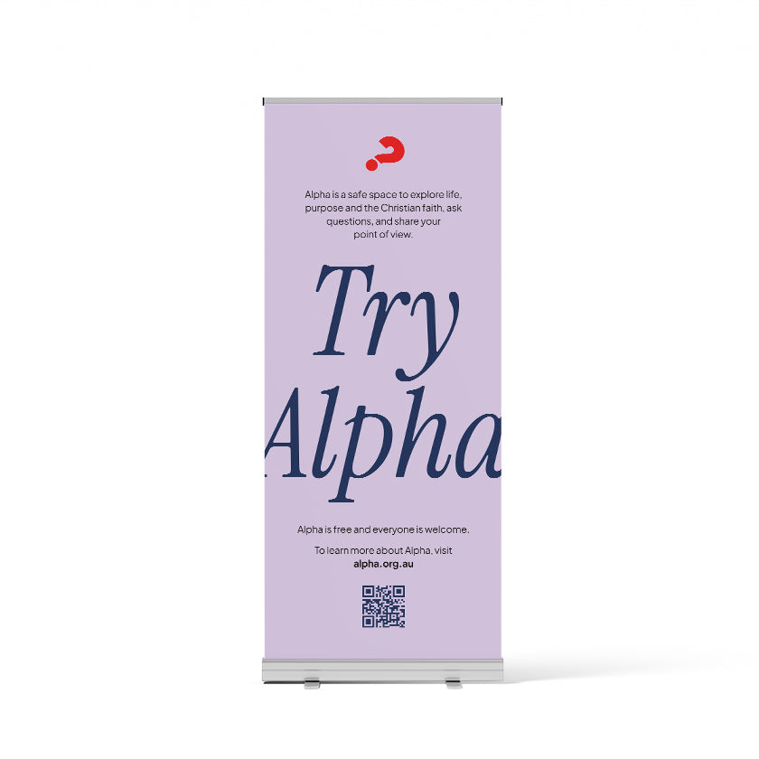 Try Alpha - Pull Up Banner